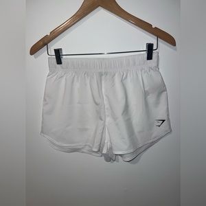 Gymshark White Athletic Shorts